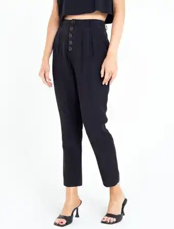 NAF NAF Pantalón con botones en frente oferta