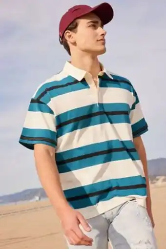 Forever 21 Striped polo shirt oferta