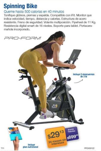 TVentas PRO-FORM Spinning Bike oferta