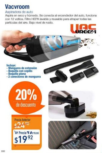 TVentas Vacvroom Aspiradora de auto oferta
