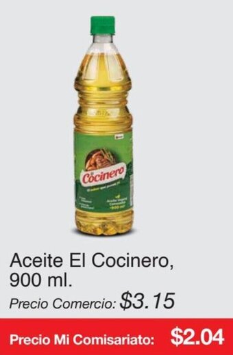 Mi Comisariato Aceite El Cocinero, 900 ml. oferta