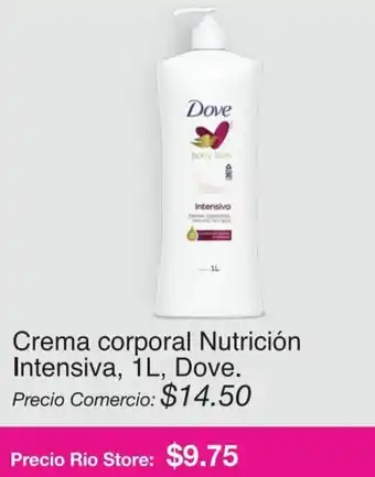 Mi Comisariato Crema corporal Nutrición Intensiva, 1L, Dove oferta