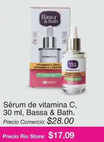 Mi Comisariato Sérum de vitamina C, 30 ml, Bassa & Bath oferta