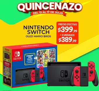 Novicompu NINTENDO SWITCH OLED MARIO BROS oferta
