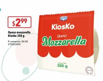 Tia Queso mozzarella kiosko 350 g oferta