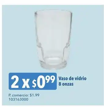Tia Vaso de vidrio 8 onzas x 2 oferta