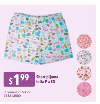 Tia Short pijama talla p a eg oferta