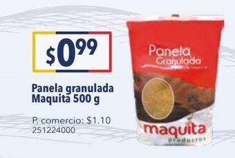 Tia Panela granulada maquita 500 g oferta