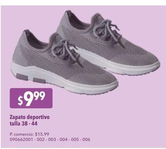 Tia Zapato deportivo talla 38 - 44 oferta