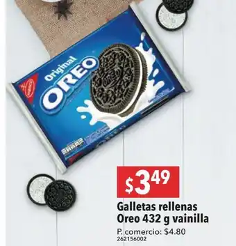 Tia Galletas rellenas oreo 432 g vainilla oferta