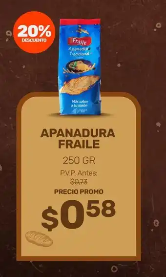 Coral Hipermercados APANADURA FRAILE 250 gr. oferta
