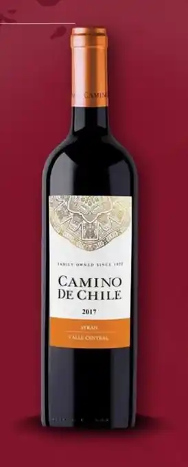Coral Hipermercados VINO CAMINO DE CHILE ΤΙΝΤΟ oferta