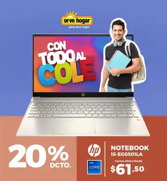 hp NOTEBOOK 15-EG0501LA
