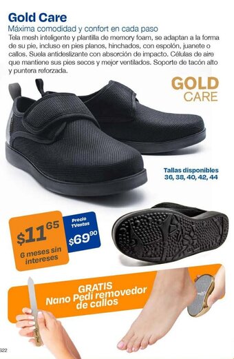 Gold Care Tallas disponibles 36, 38, 40, 42, 44
