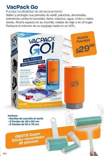 TVentas VacPack Go Fundas reutilizables de almacenamiento oferta
