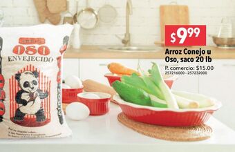 Tia Arroz envejecido oso saco 20 lb oferta