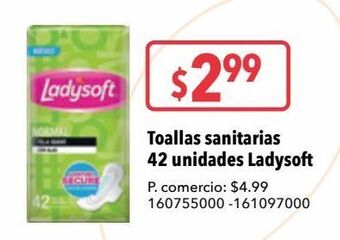 Tia Toallas sanitarias 42 unidades ladysoft oferta