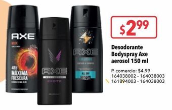Tia Desodorante bodyspray axe aerosol 150 ml oferta