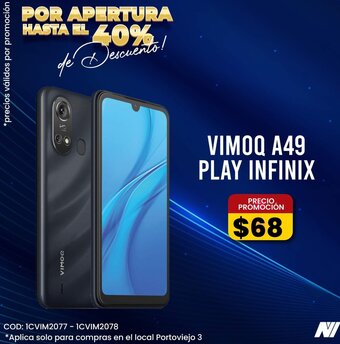 Novicompu VIMOQ A49 PLAY INFINIX oferta