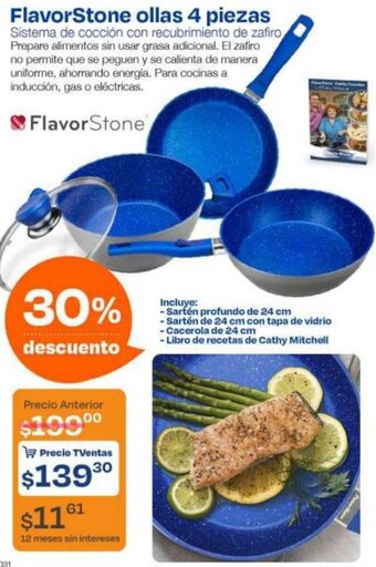TVentas FlavorStone ollas 4 piezas oferta