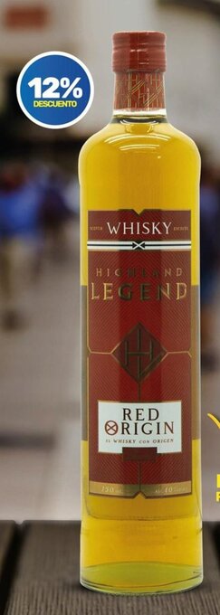 Coral Hipermercados WHISKY HIGHLAND LEGEND / 750 ml oferta