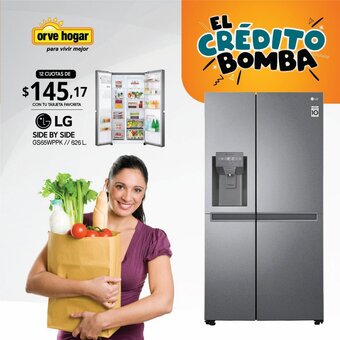 Orve Hogar LG SIDE BY SIDE GS65WPPK // 626 L. oferta