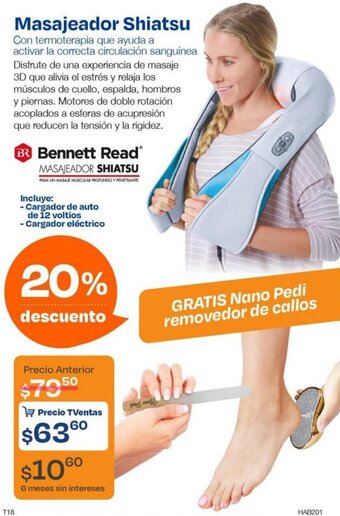 TVentas Masajeador Shiatsu oferta