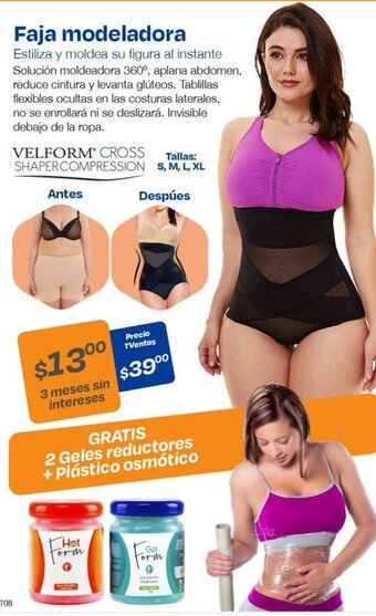 TVentas Faja modeladora Tallas: S, M, L, XL oferta