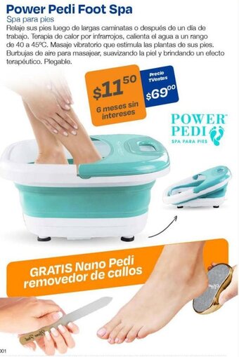 TVentas Power Pedi Foot Spa oferta