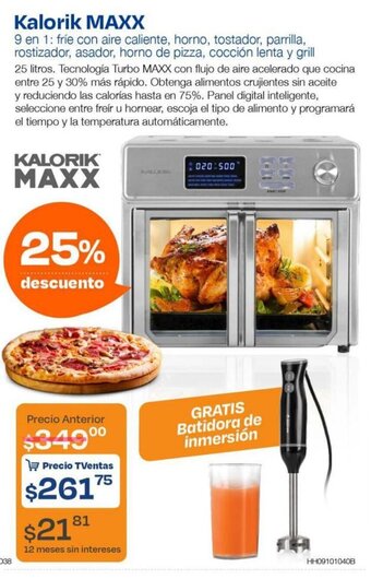 TVentas KALORIK MAXX oferta