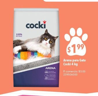 Tia Arena para gatos cocki 4kg oferta