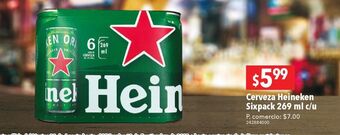 Tia Cerveza heineken sixpack 269ml oferta