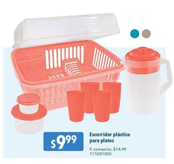 Tia Escurridor plástico para platos oferta
