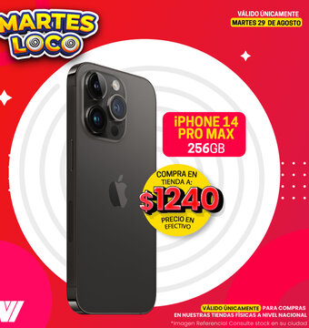 Novicompu iPHONE 14 PRO MAX 256GB oferta