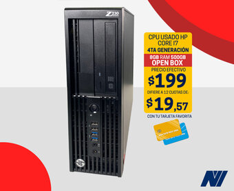 Novicompu CPU USADO HP CORE 17 4TA GENERACIÓN 8GB RAM 500GB oferta