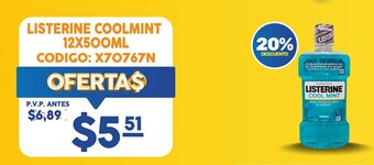 LISTERINE COOLMINT 12X500ML