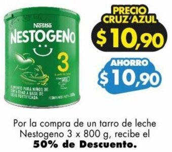 Farmacias Cruz Azul Nestogeno 3 x 800g oferta