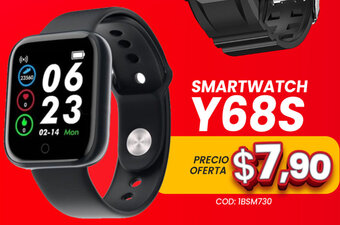 Novicompu SMARTWATCH Y68S oferta