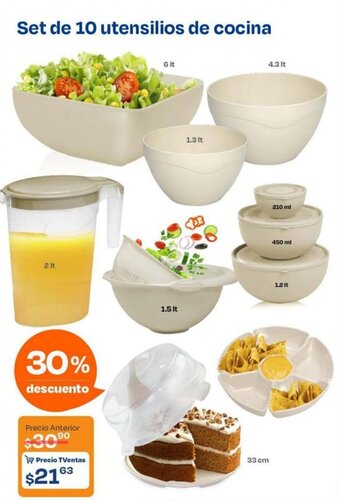 TVentas Set de 10 utensilios de cocina oferta