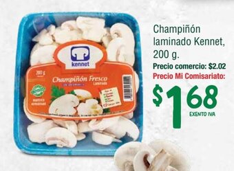 Mi Comisariato Champiñón laminado Kennet, 200 g. oferta