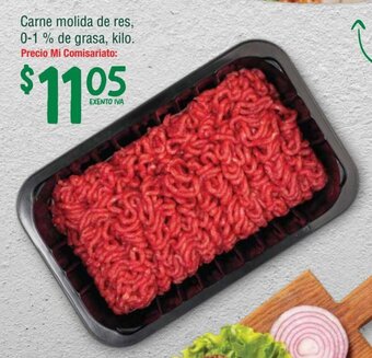 Mi Comisariato Carne molida de res, 0-1 % de grasa, kilo. oferta
