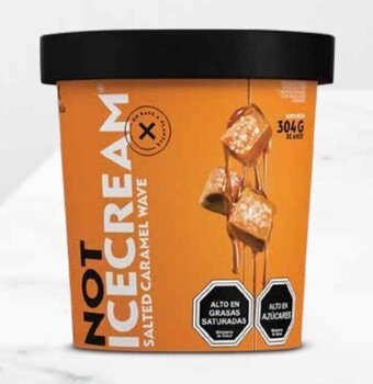 Mi Comisariato Helado vegano Not IceCream, caramelo salado, 304 g. oferta