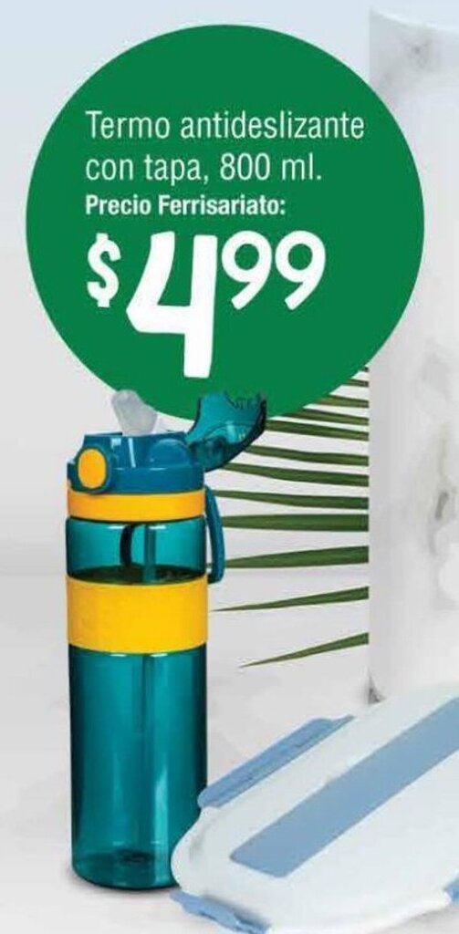 Mi Comisariato Termo antideslizante con tapa, 800 ml. oferta