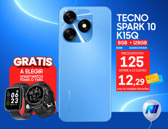 Novicompu TECNO SPARK 10 K15Q 8GB + 128GB oferta