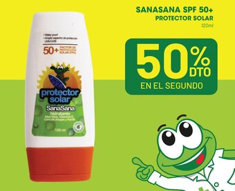 Farmacias SanaSana SANASANA SPF 50+ PROTECTOR SOLAR 120ml oferta