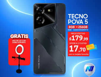 Novicompu TECNO POVA 5 8GB + 256GB oferta