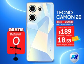 Novicompu TECNO CAMON 20 8GB + 256GB oferta