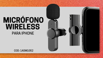 Novicompu MICRÓFONO WIRELESS PARA IPHONE oferta