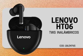 Novicompu LENOVO HT06 TWS INALÁMBRICOS oferta