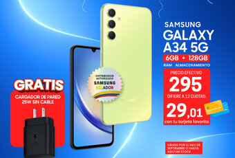 Novicompu SAMSUNG GALAXY A34 5G 6GB + 128GB oferta